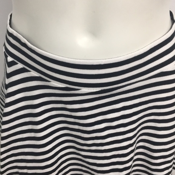 H&M Divided Basic Black/White Stripes Skirt Small - Picture 2 of 4